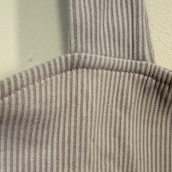 Divided Light Gray Ribbed Top - Picture 5 of 5